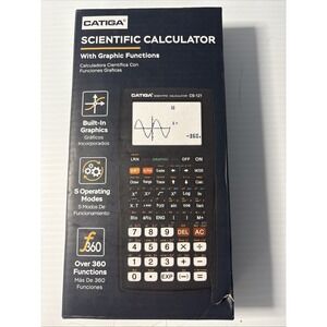 Scientific Calculator 360 Functions W/Graphic Functions - Brand New Open Box